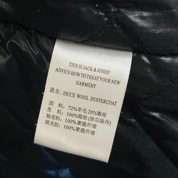 π© Jack & Jones π© Brice Wool Duffercoat, 175/96A, US M - Picture 11 of 12